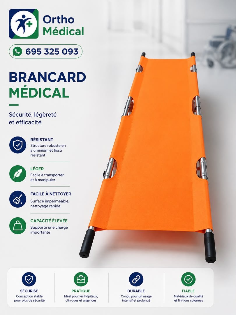 Brancard pliant