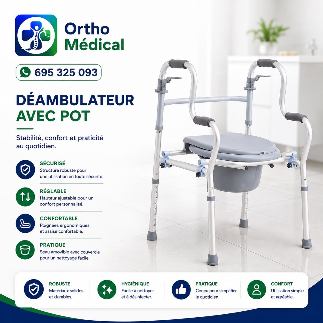Déambulateur avec pot