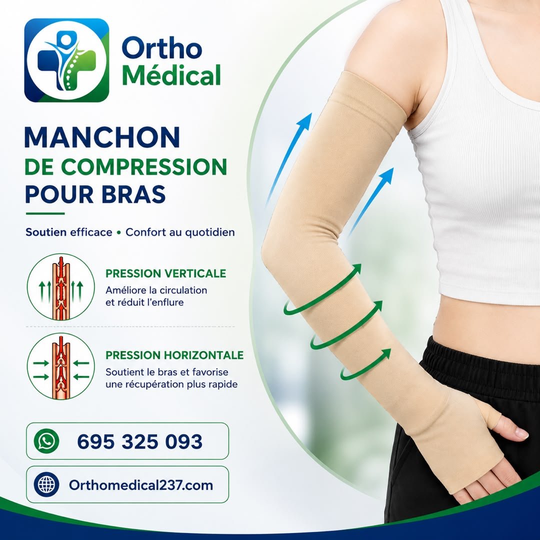 Manchon de compression pour bras